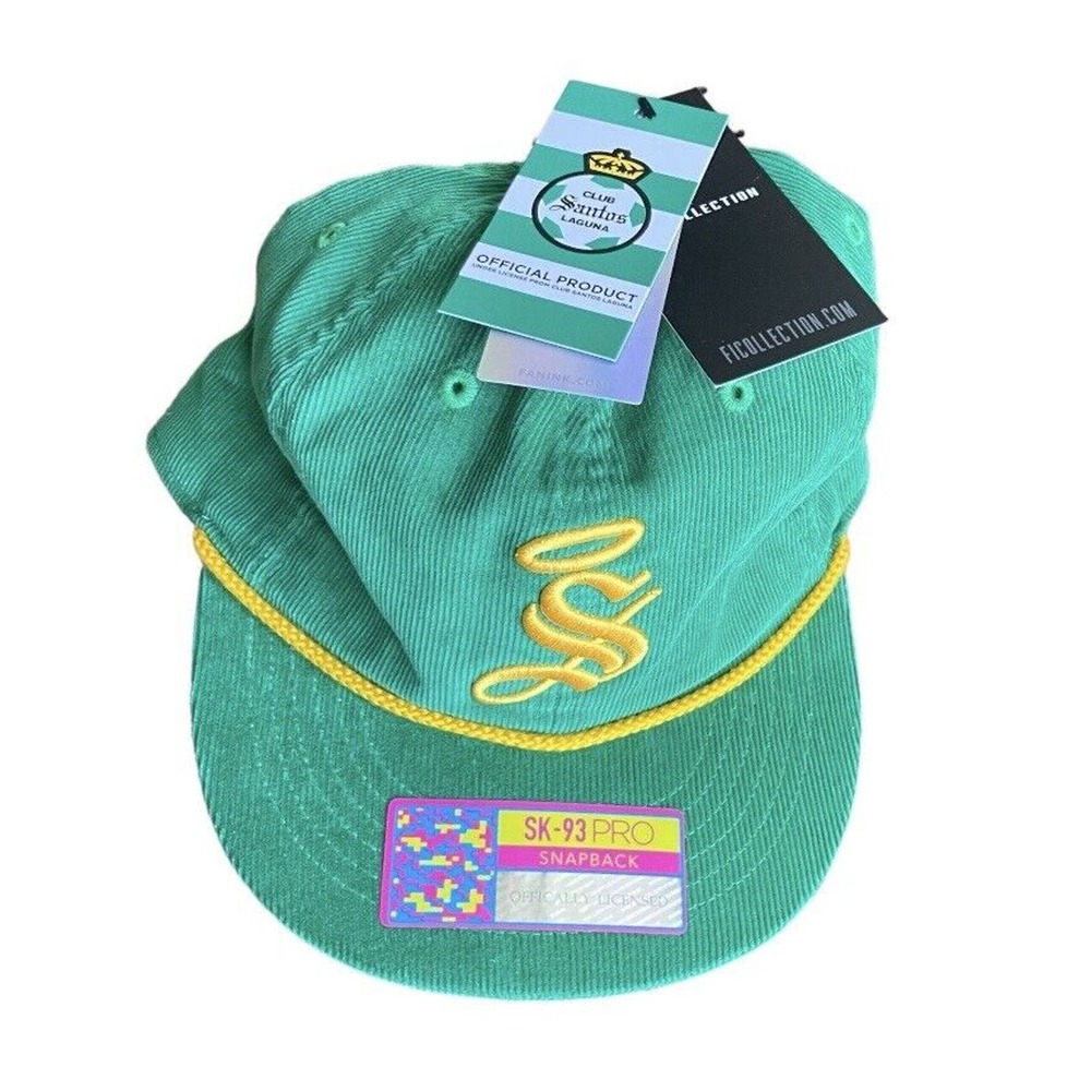 NWT Fan Ink Santos Laguna SK-93 Pro Snow Beach Strapback Hat Cap Corduroy SAMPLE